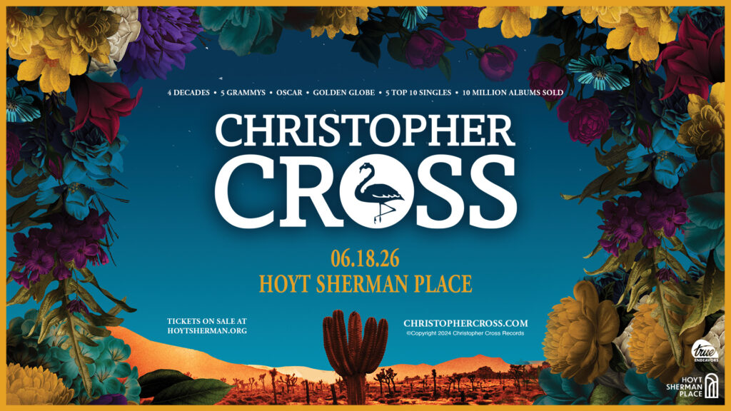 Christopher Cross Live at the Hoyt Sherman Place in Des Moines, IA