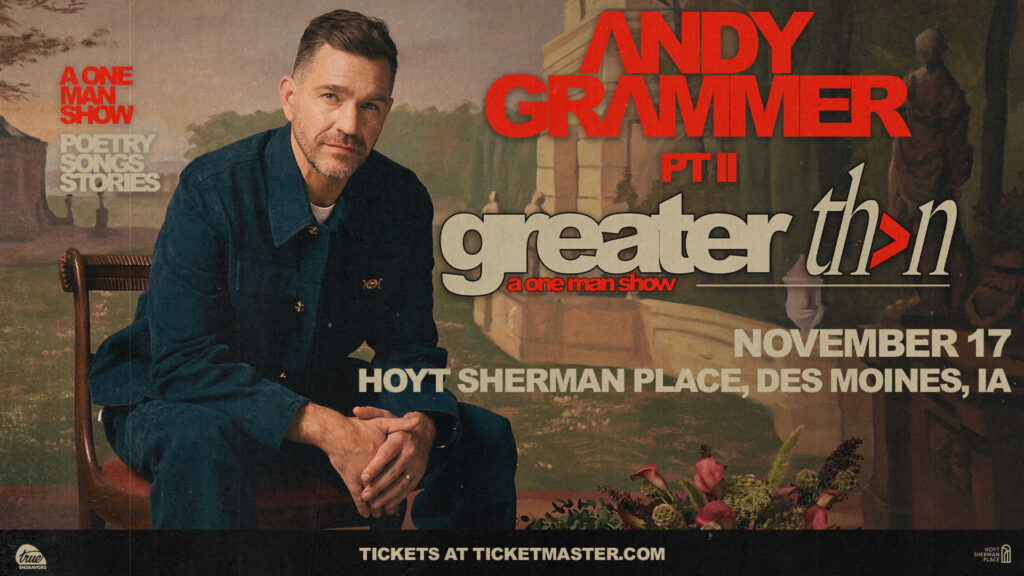 Andy Grammer Live in Des Moines, IA